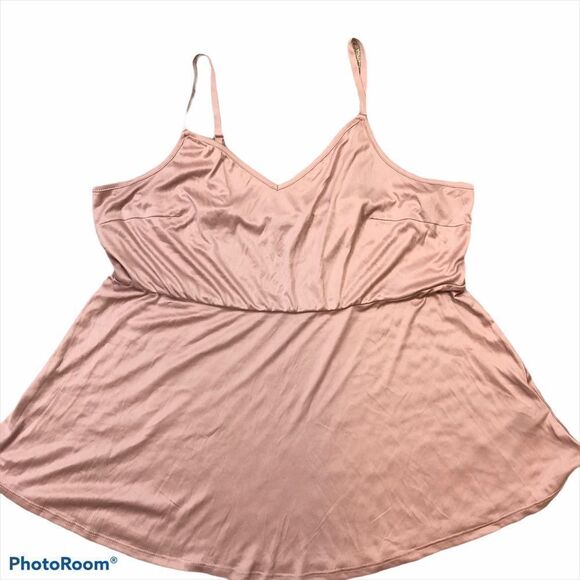 Torrid Blush Pink Loose Fit Cami Tank Top Size 1 - Picture 5 of 9